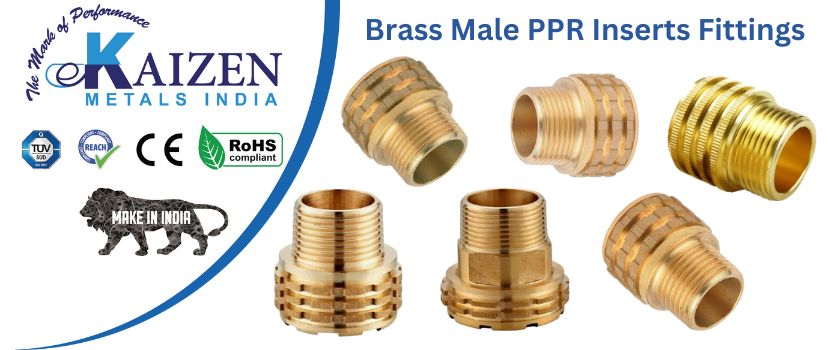 brass male ppr inserts fittings