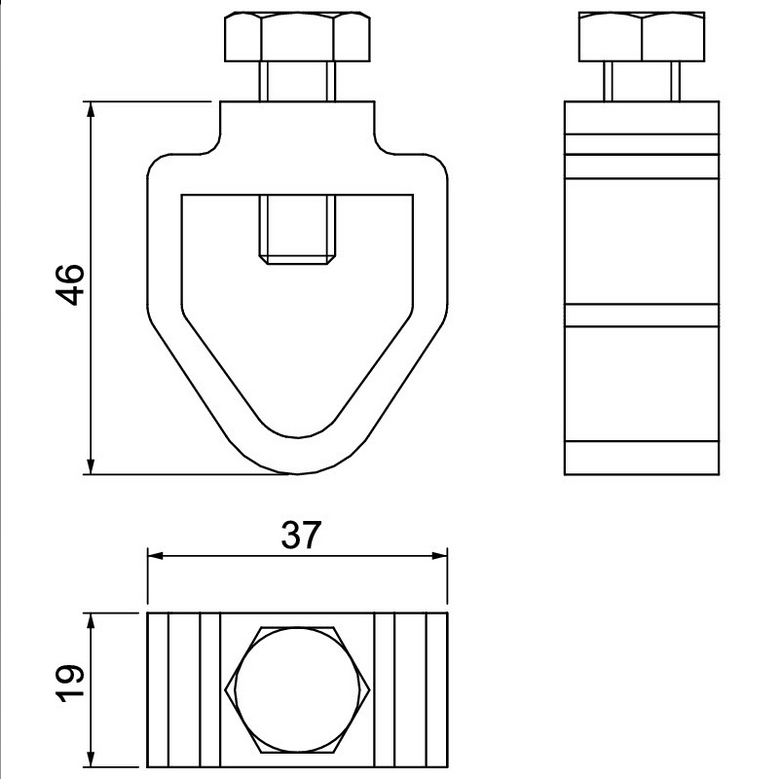 earthing rod clamps clips