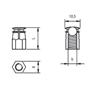 brass socket with ball