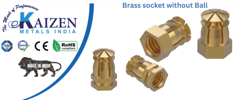 brass socket without ball