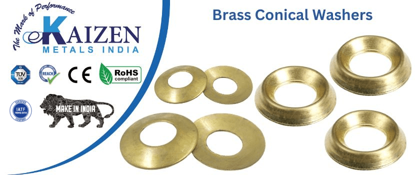 brass conical washers