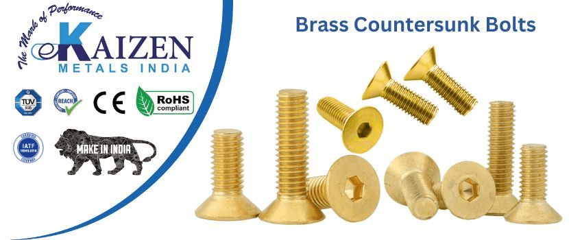 brass countersunk bolts