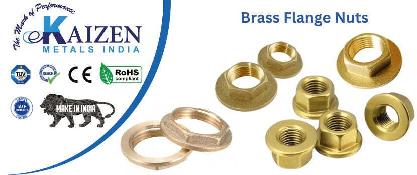 brass flange nuts