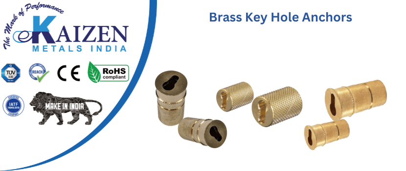 brass key hole anchors