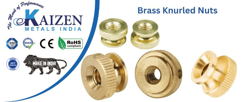 brass knurled nuts