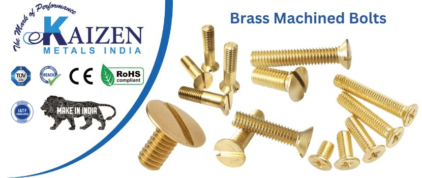 brass machined bolts