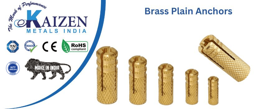 brass plain anchors