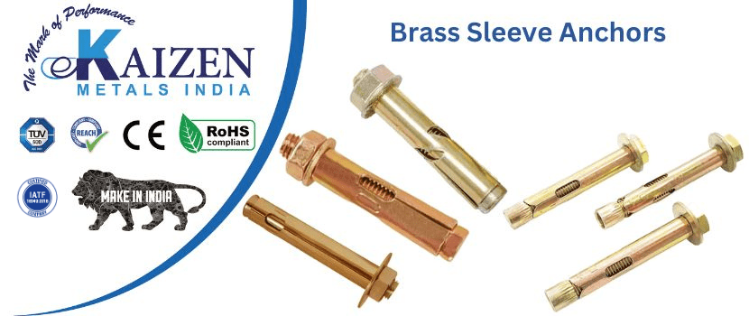 brass sleeve anchors