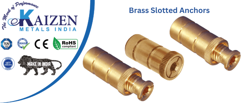 brass slotted anchors