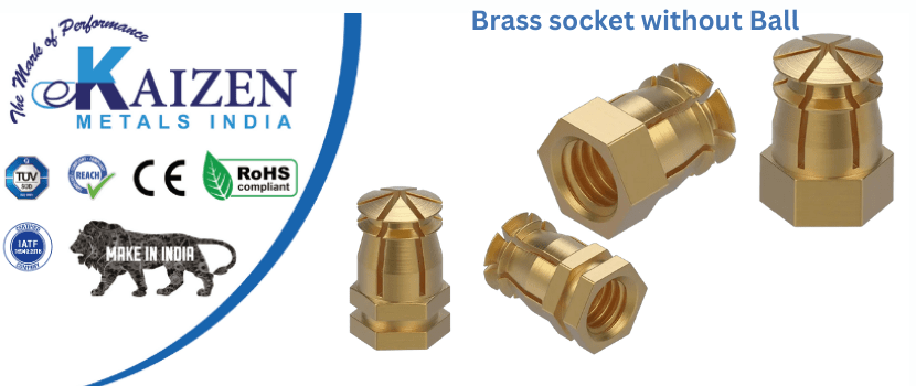 brass socket without ball