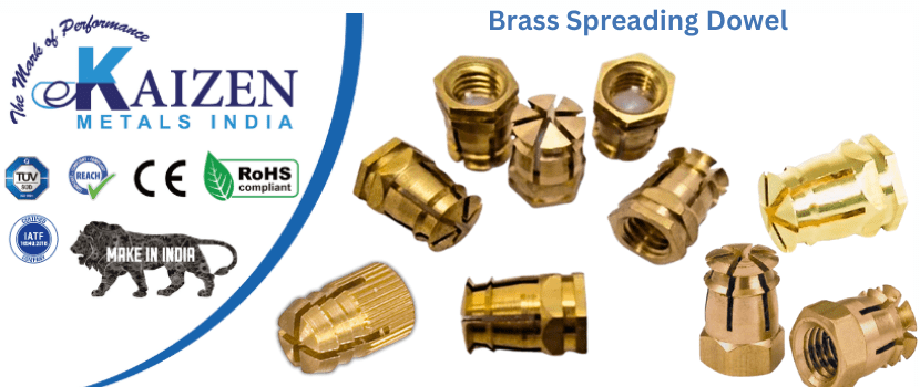 brass spreading dowel