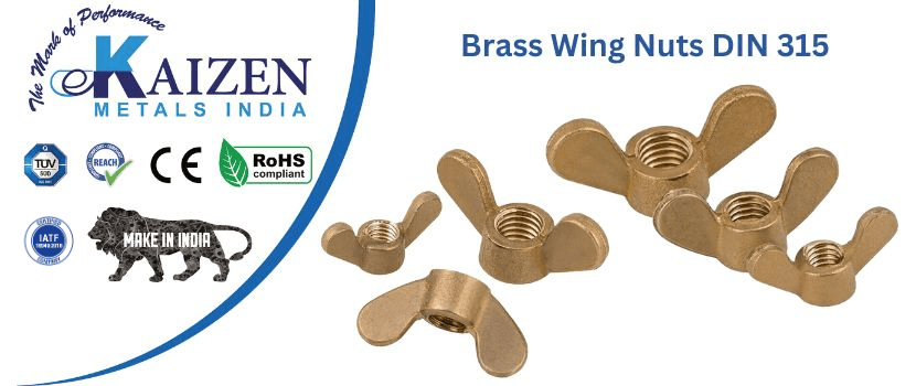 brass wing nuts din 315