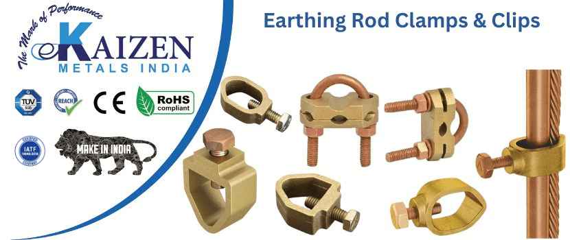 earthing rod clamps clips